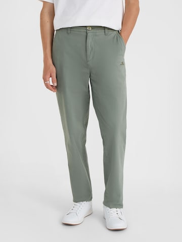 O'NEILLregular Chino hlače 'Essentials' - zelena boja: prednji dio
