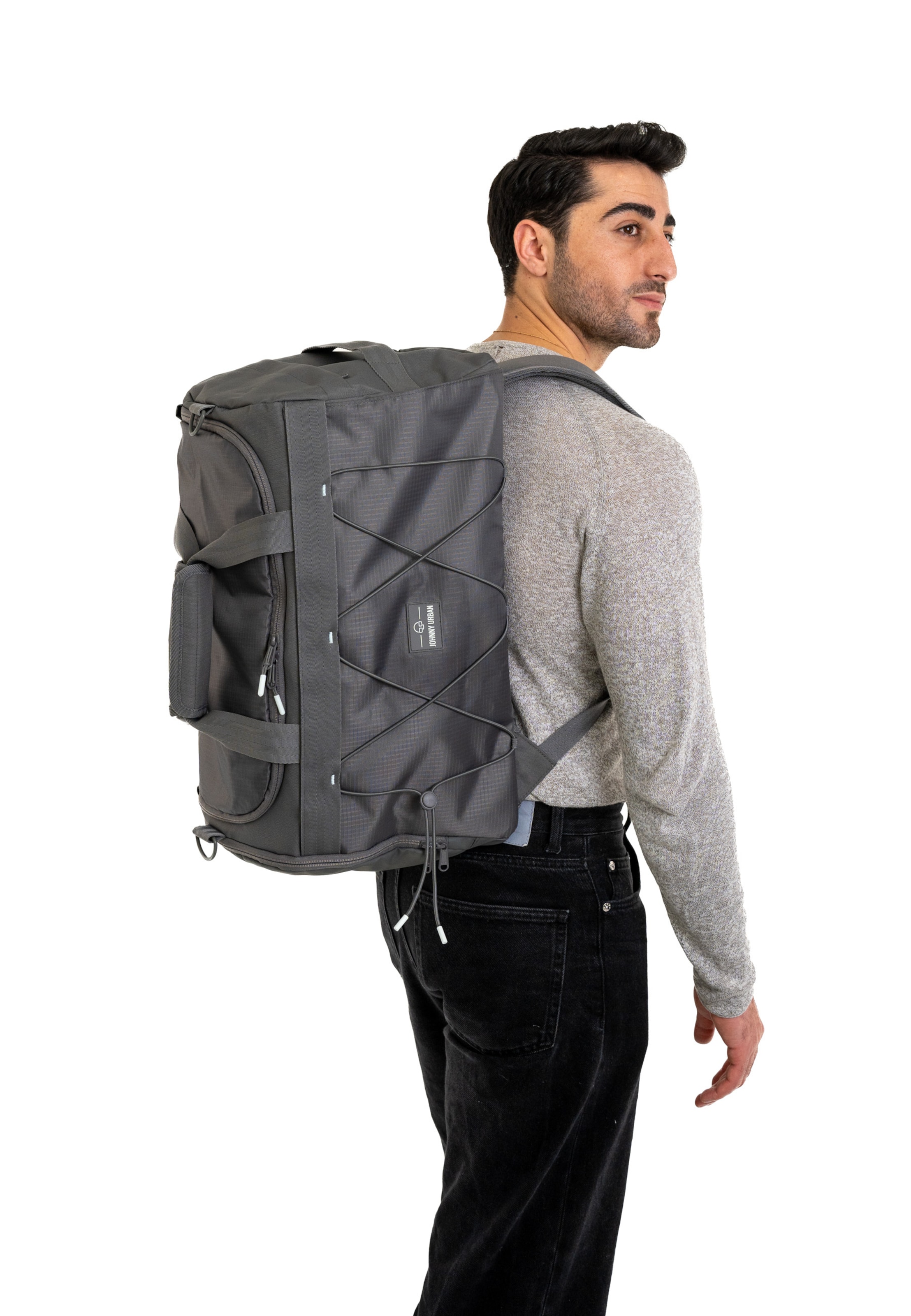 Johnny Urban Спортивная сумка 'Shawn' в Серый: спереди