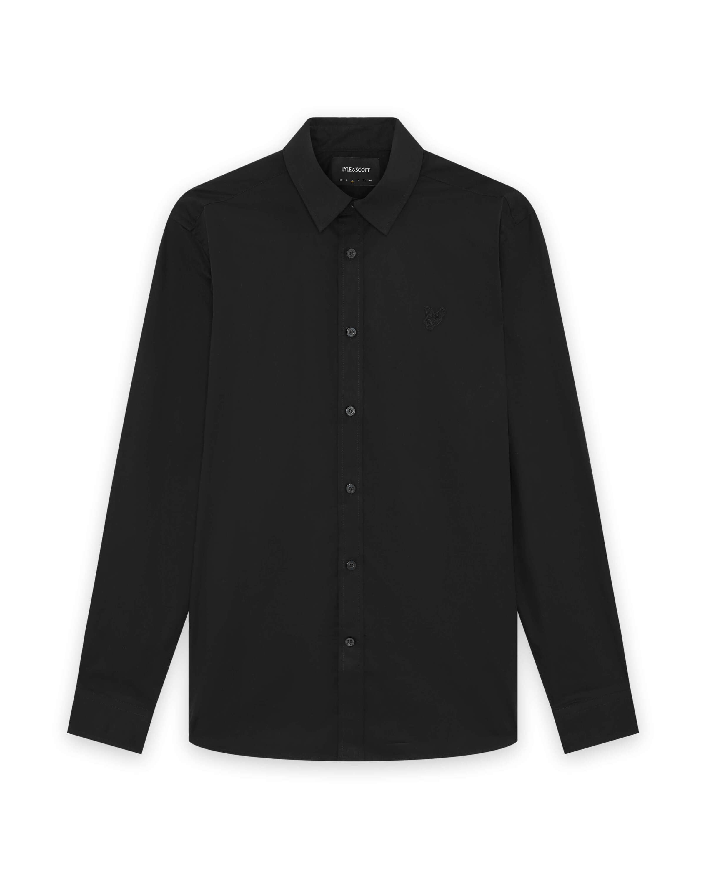 Lyle & Scott Overhemd in Zwart: voorkant