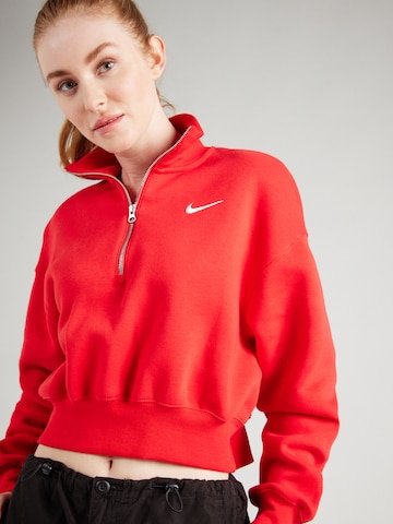 Nike Sportswear Суичър в червено