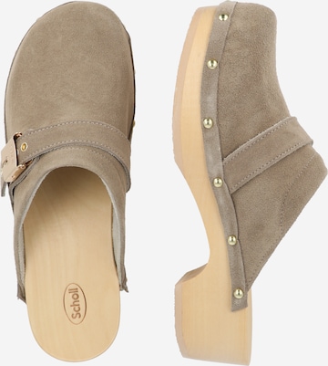 Scholl Iconic Clogs in Beige