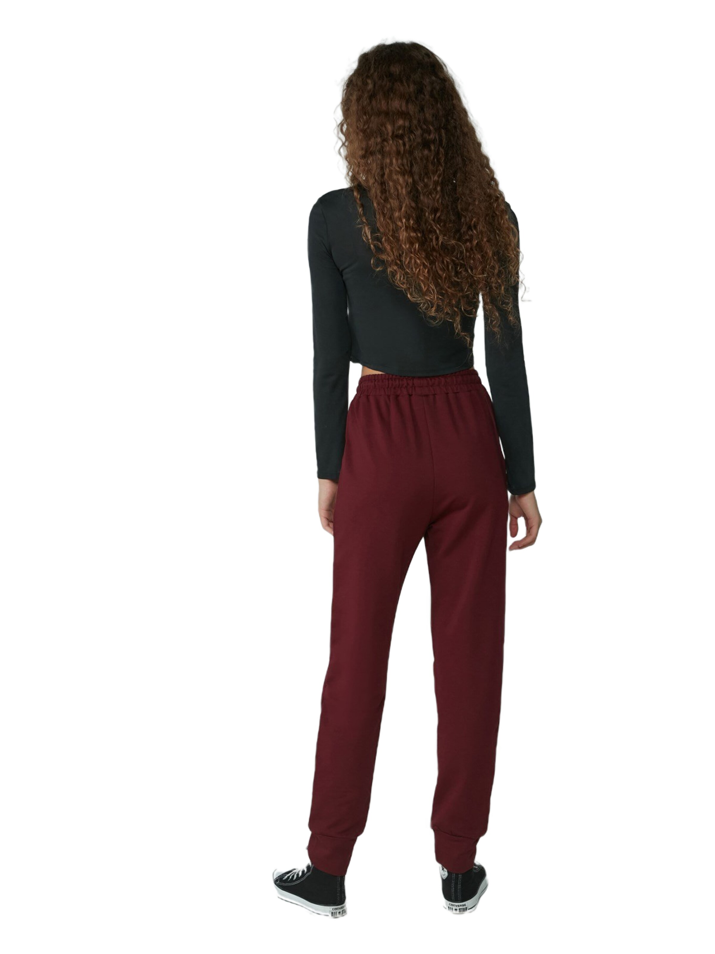 C&City Tapered Trousers in Red