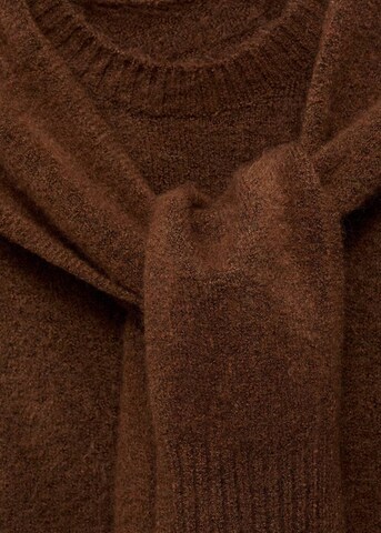 MANGO Pullover 'Leire' in Braun