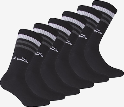 Diadora Sportsocken in dunkelblau / grau / weiß, Produktansicht