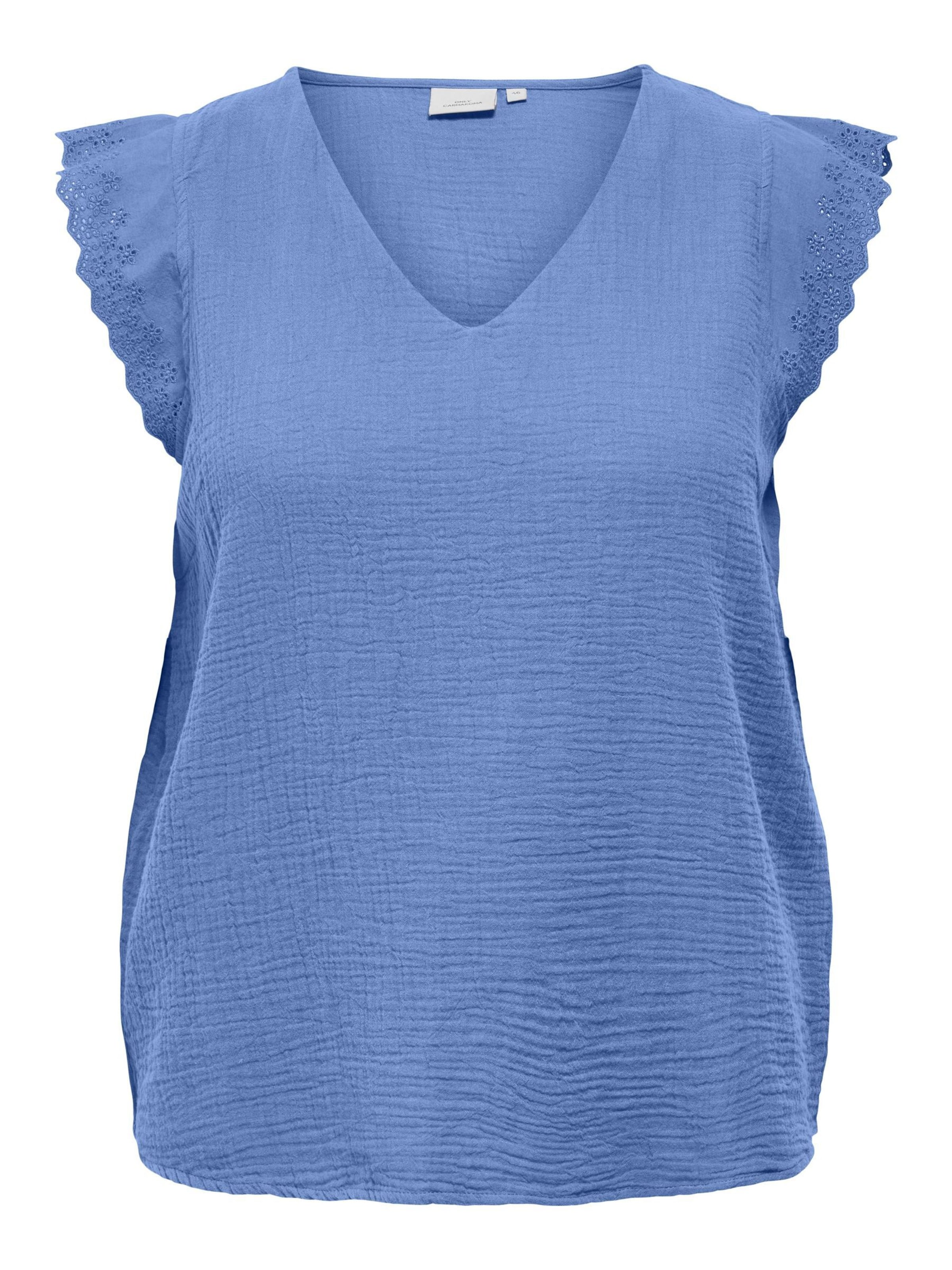 ONLY Carmakoma Blouse 'CARThyra' in Blue: front