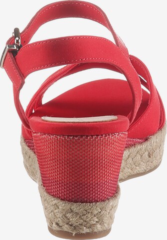 TOMMY HILFIGER Sandale in Rot