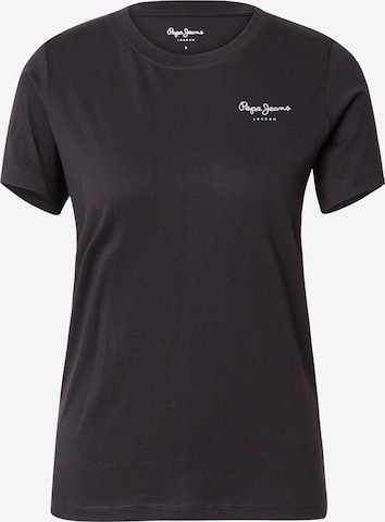 Pepe Jeans T-Shirt 'TOM' in Schwarz: Vorderseite