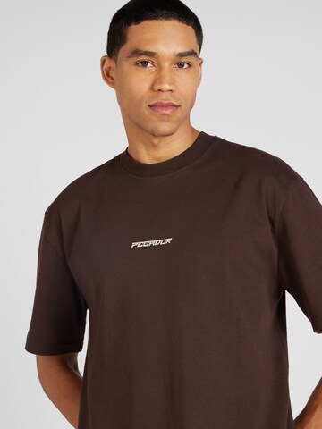 T-Shirt 'FENTON' Pegador en marron