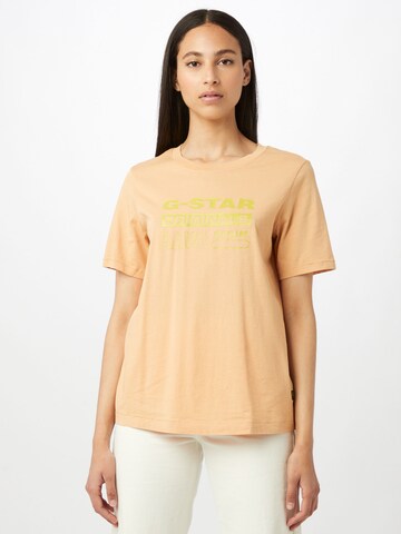 G-Star RAW Shirt in Oranje: voorkant