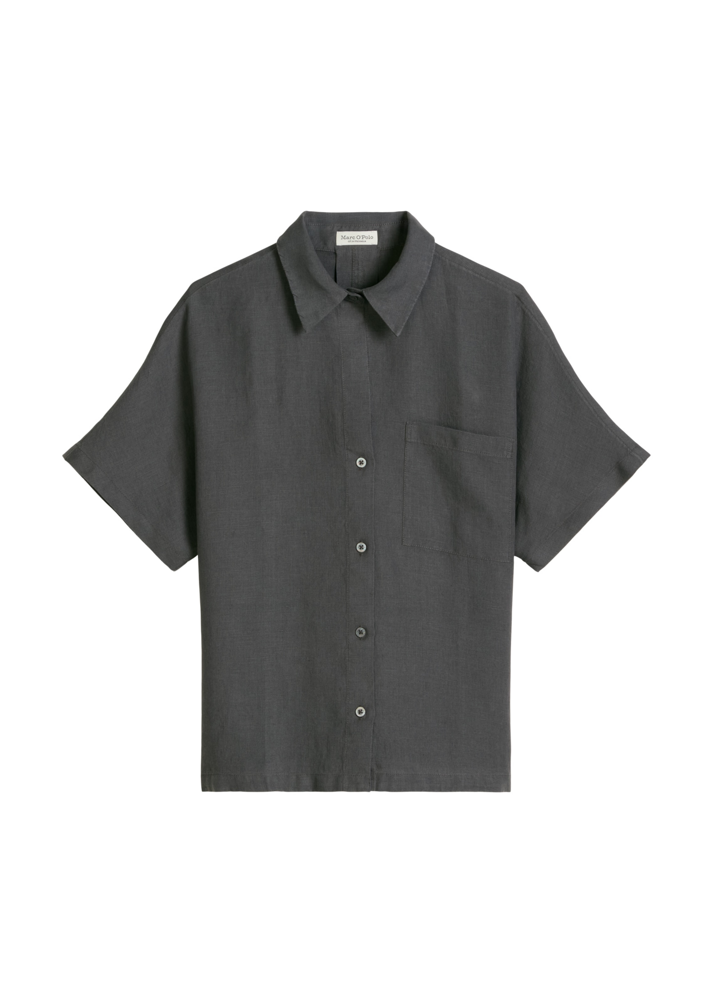 Marc O'Polo Bluse in Grau: Vorderseite