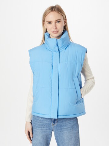 TOM TAILOR DENIM Bodywarmer in Blauw: voorkant