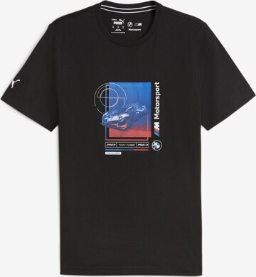 PUMA Shirt 'BMW Motorsport' in Zwart: voorkant