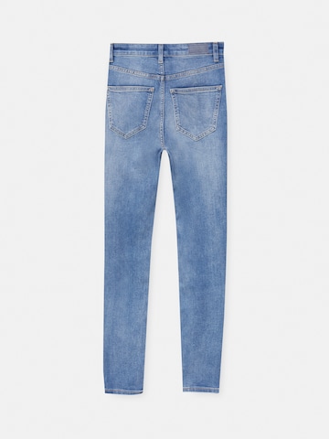 Pull&Bear Skinny Jeans i blå