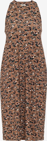 brūns Anou Anou Vasaras kleita: no priekšpuses