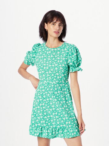 Dorothy Perkins Zomerjurk in Groen: voorkant