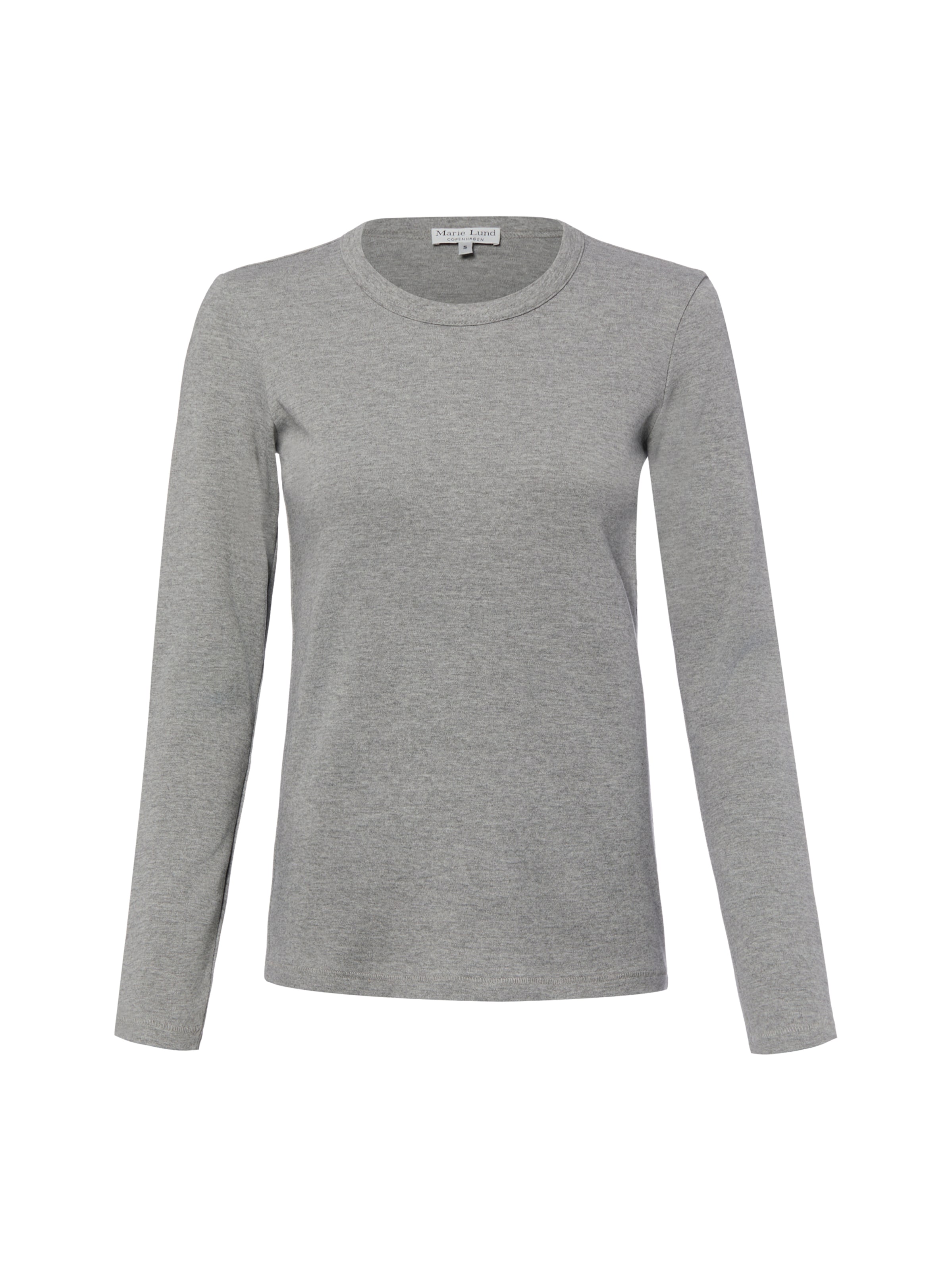 Marie Lund Shirt in Grau: Vorderseite