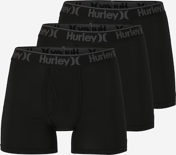 Hurley Športne spodnjice | črna barva: sprednja stran