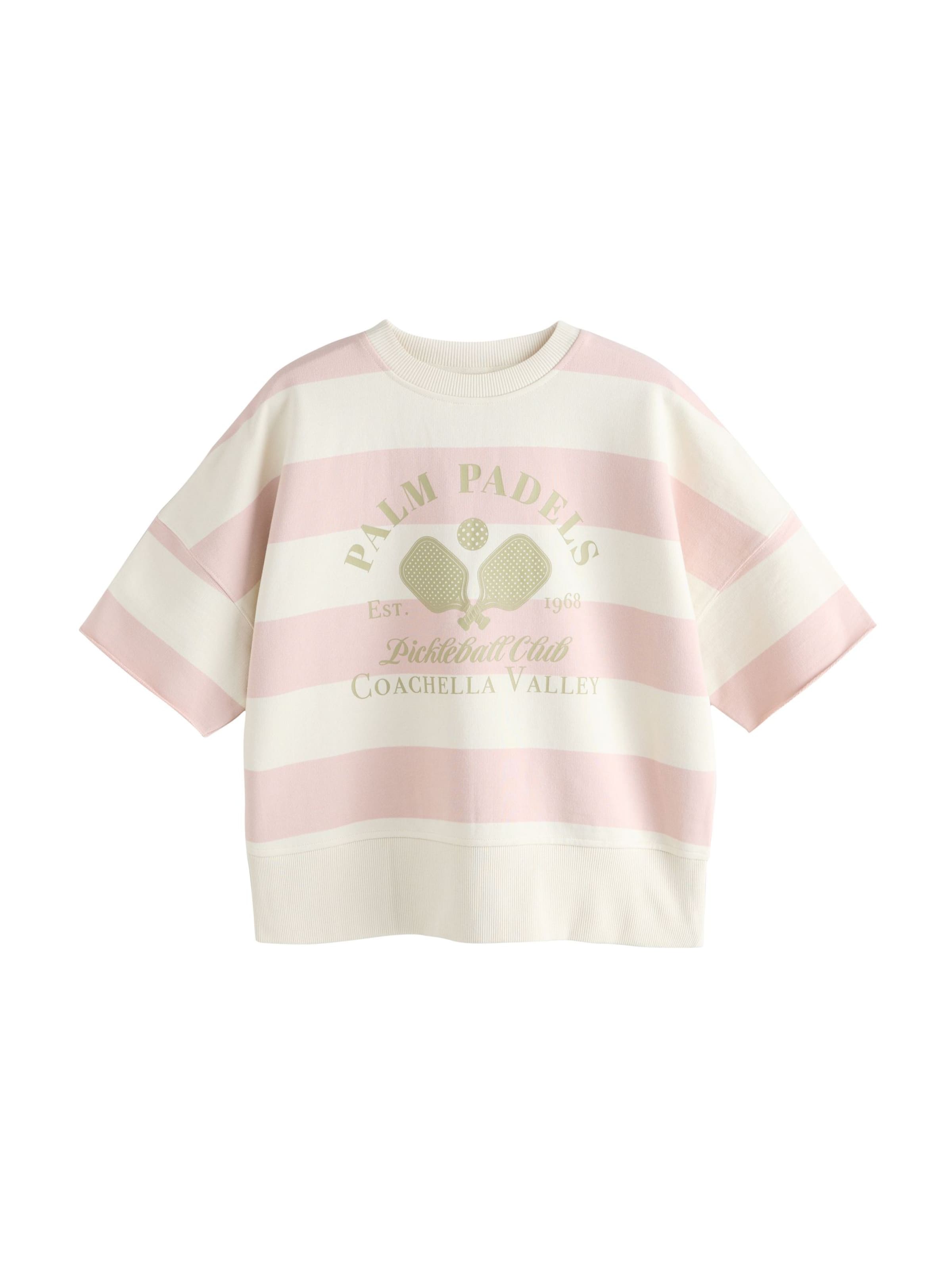 Sweat-shirt Next en rose : devant