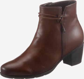 GABOR Ankle Boots in Brown: front