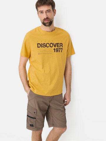CAMEL ACTIVE T-Shirt in Gelb