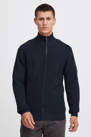 INDICODE JEANS Knit Cardigan 'Idrevil' in Blue: front