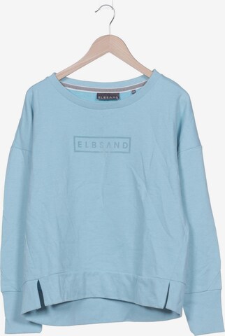 Elbsand Sweatshirt & Zip-Up Hoodie in XXL in Blue: front