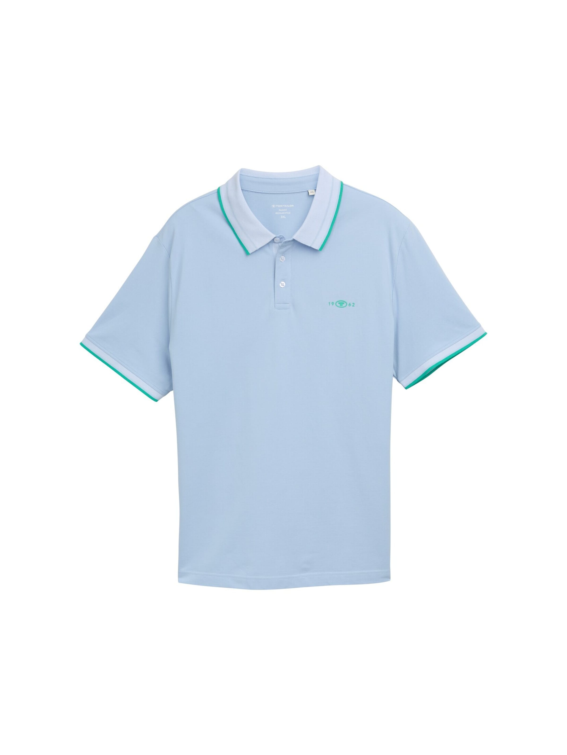 T-Shirt TOM TAILOR Men + en bleu : devant