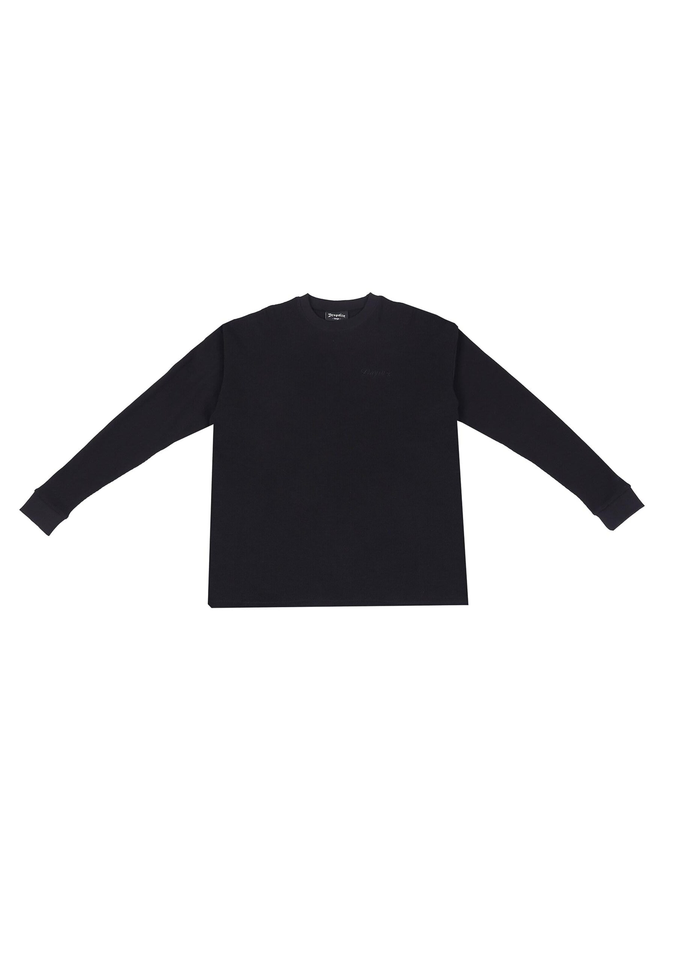 Dropsize Shirt in Zwart: voorkant