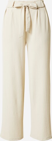 Pantaloni con pieghe 'Delila' di Hailys in beige: frontale