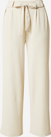 Pantaloni con pieghe 'Delila' di Hailys in beige: frontale