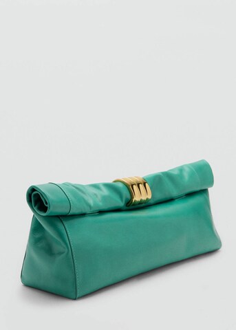 MANGO Clutch 'Twister' in Green