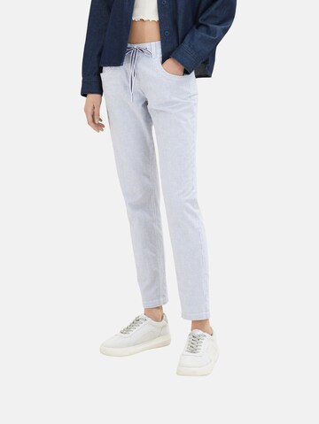 Coupe slim Jean TOM TAILOR en bleu : devant