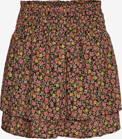 Fustă VERO MODA pe verde limetă / roșu pepene / negru, Vizualizare produs