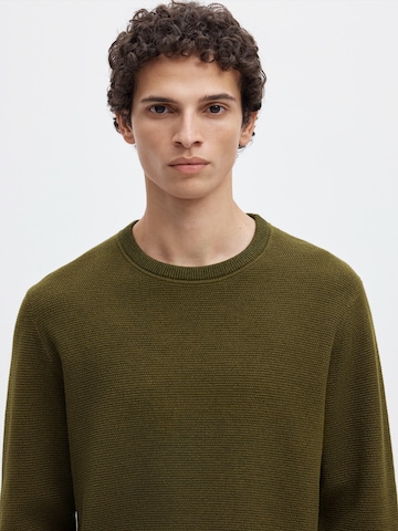 Pull-over 'SLHRoss' SELECTED en vert