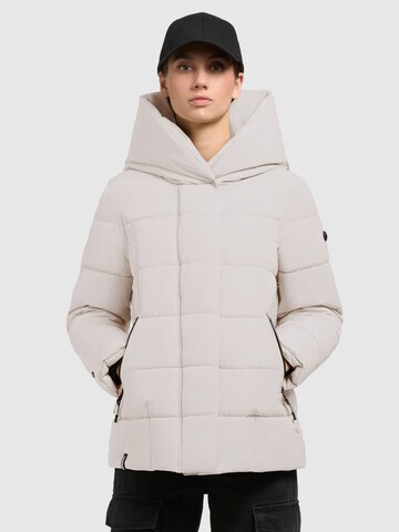 khujo Winterjacke 'Camea' in Weiß: Vorderseite