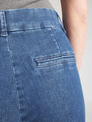 NÜMPH Wide leg Jeans 'AMBER' i blå