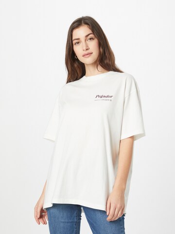 Pegador Oversized tričko 'FOY' – bílá: přední strana