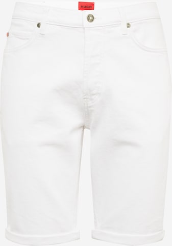 HUGO Red Regular Jeans i vit: framsida