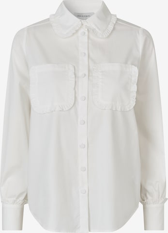 Dea KudibalBluza - bijela boja: prednji dio