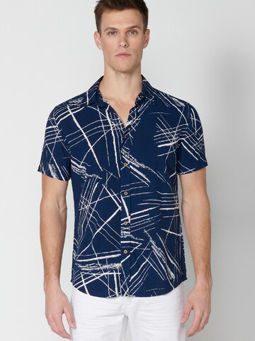 KOROSHI Regular Fit Paita värissä sininen
