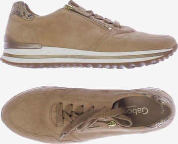 GABOR Sneaker 41,5 in Beige: predná strana