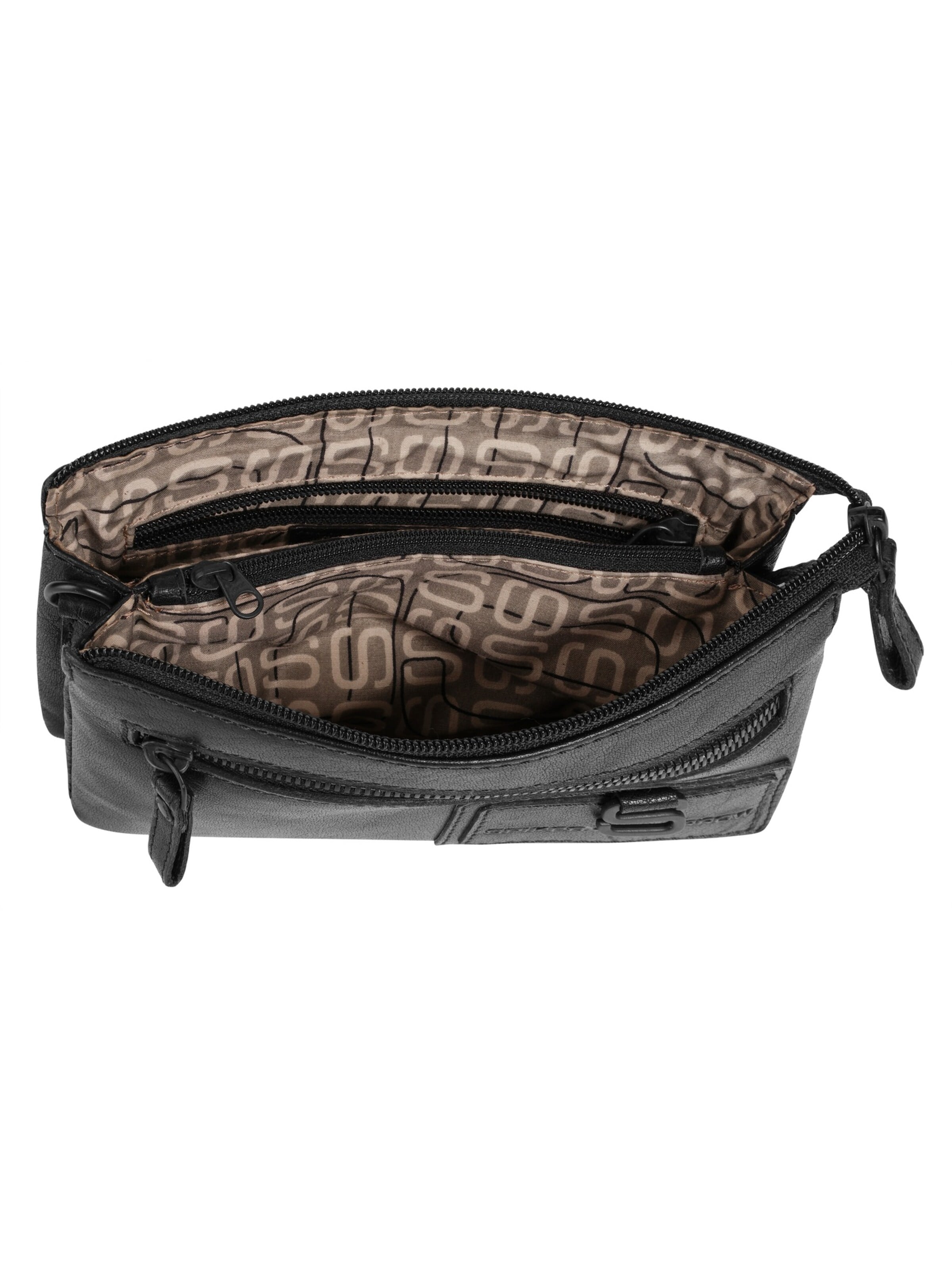 Spikes & Sparrow - Bolso de hombro 'CROSS BODY MINI' en negro