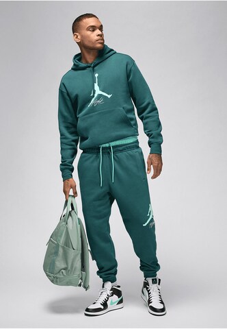 Bluză de molton de la Jordan pe verde