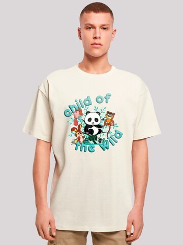 T-Shirt 'Heroes of Childhood Tao Tao Child Of The Wild' F4NT4STIC en beige : devant