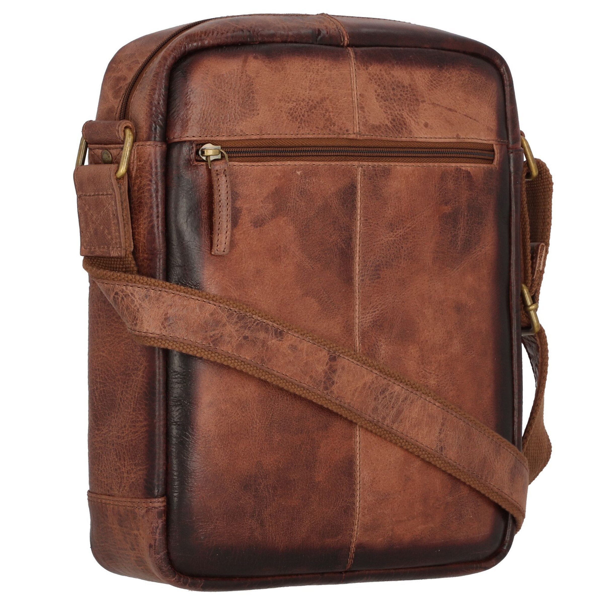 Borsa a tracolla 'Mascu & Line' di Greenland Nature in marrone