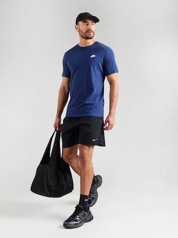 Nike Sportswear Средняя посадка Футболка 'Club' в Синий