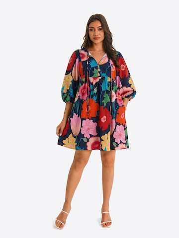 Imily Bela Šaty - Modrá