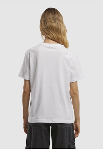 T-shirt 'Love Yourself And Fly' Miss Tee en blanc