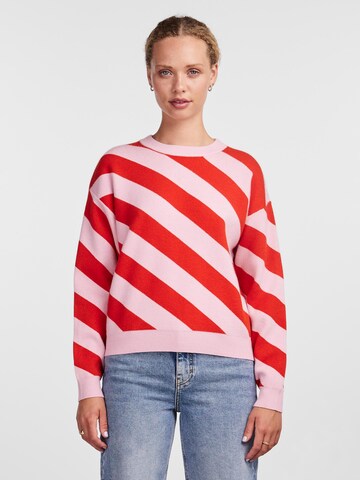 Pull-over 'Abby' PIECES en rouge : devant