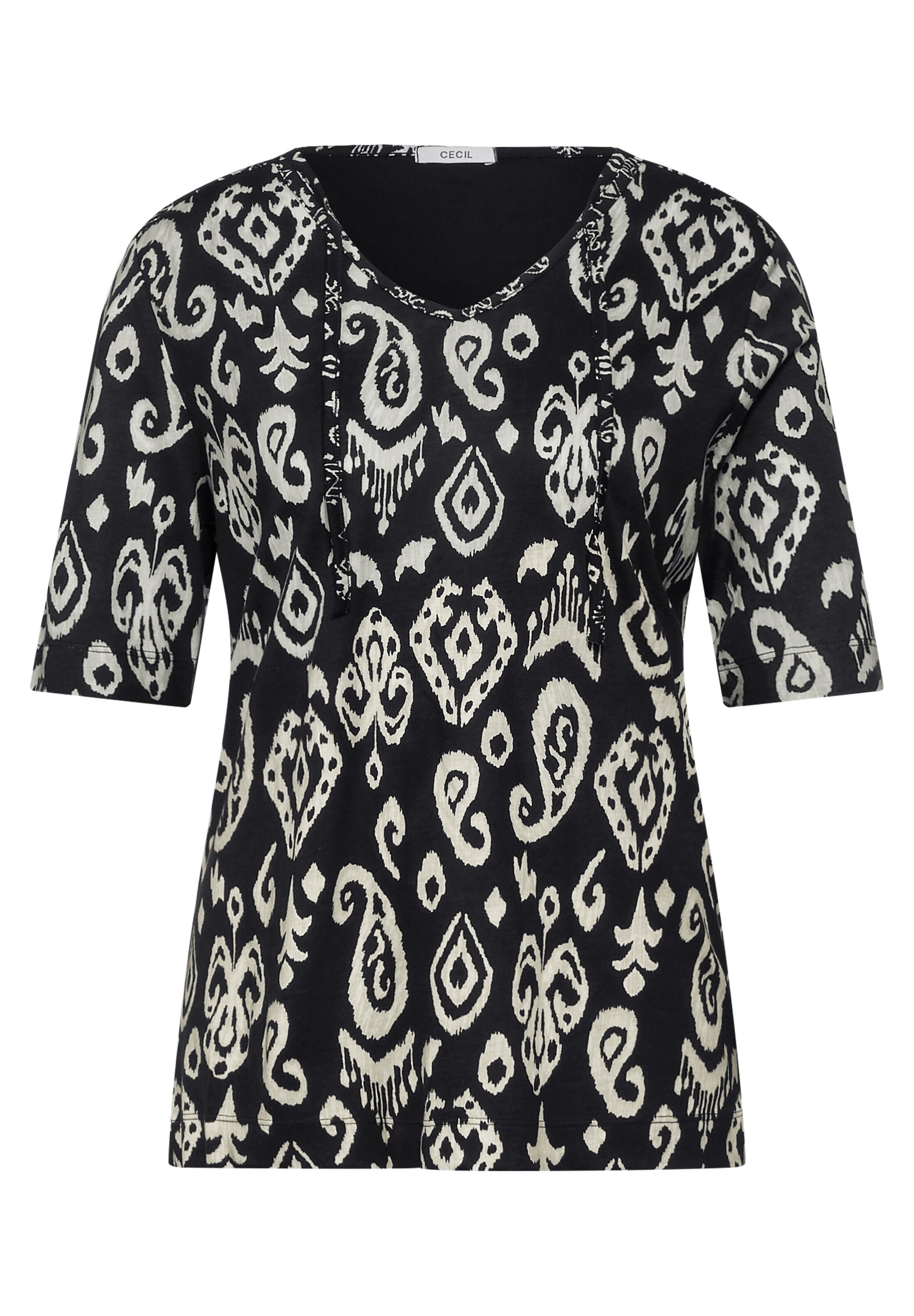 CECIL Tunika in Schwarz: Vorderseite